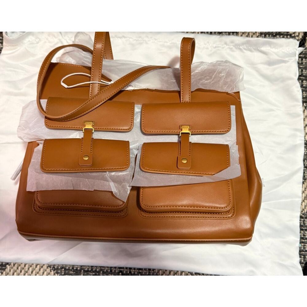 JW PEI Linda Large Faux Leather Tote - Picture 3 of 8